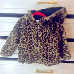 Baby Gap leopard coat